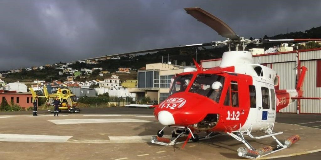 SENDERISTA RESCATADA POR UN HELICÓPTERO DEL GES-LA LAGUNA 9-2-24