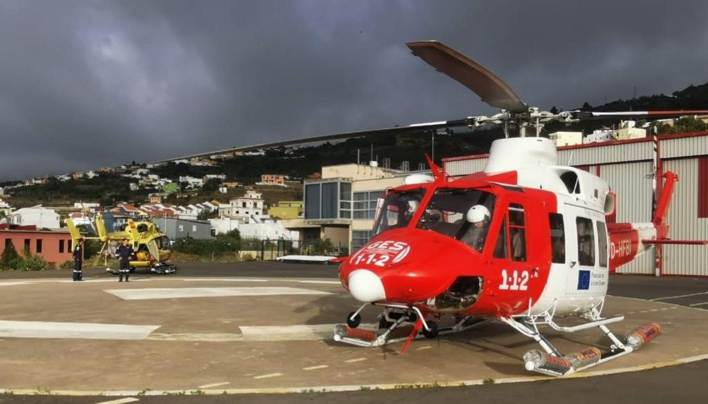 SENDERISTA RESCATADA POR UN HELICÓPTERO DEL GES-LA LAGUNA 9-2-24