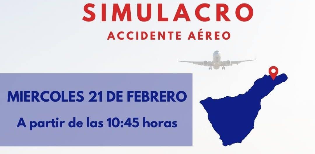 SIMULACRO EN EL AEROPUERTO TENERIFE NORTE 21-2-24