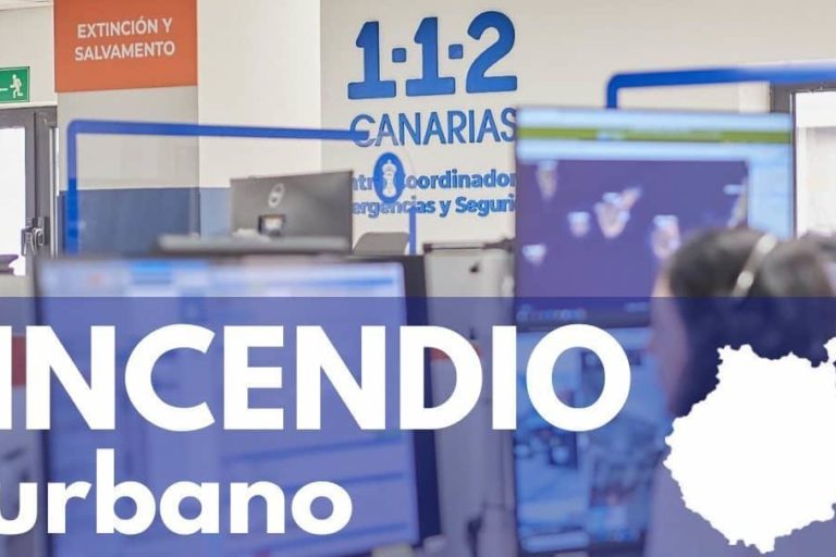 TRES HERIDOS EN UN INCENDIO EN UNA VIVIENDA-ARUCAS 27-2-24