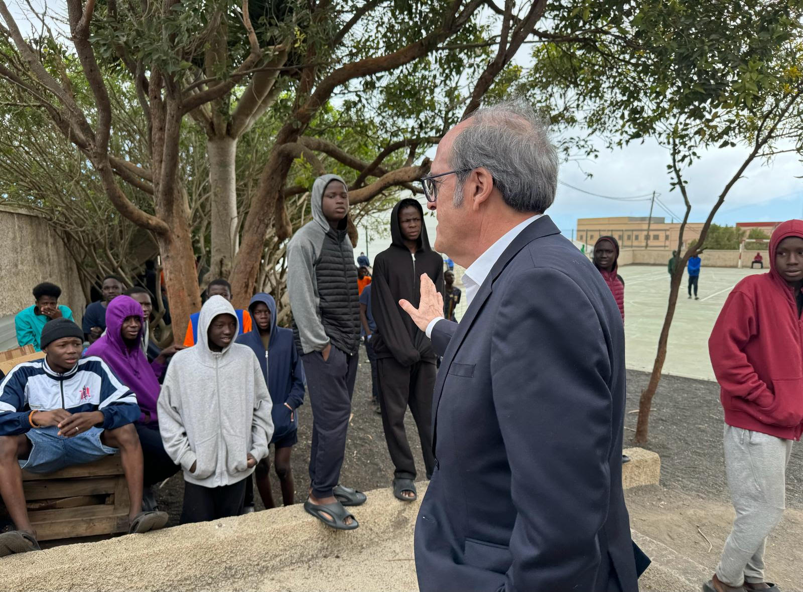 VISITA DE ÁNGEL GABILONDO A LOS CENTROS DE MIGRANTES 24-2-24