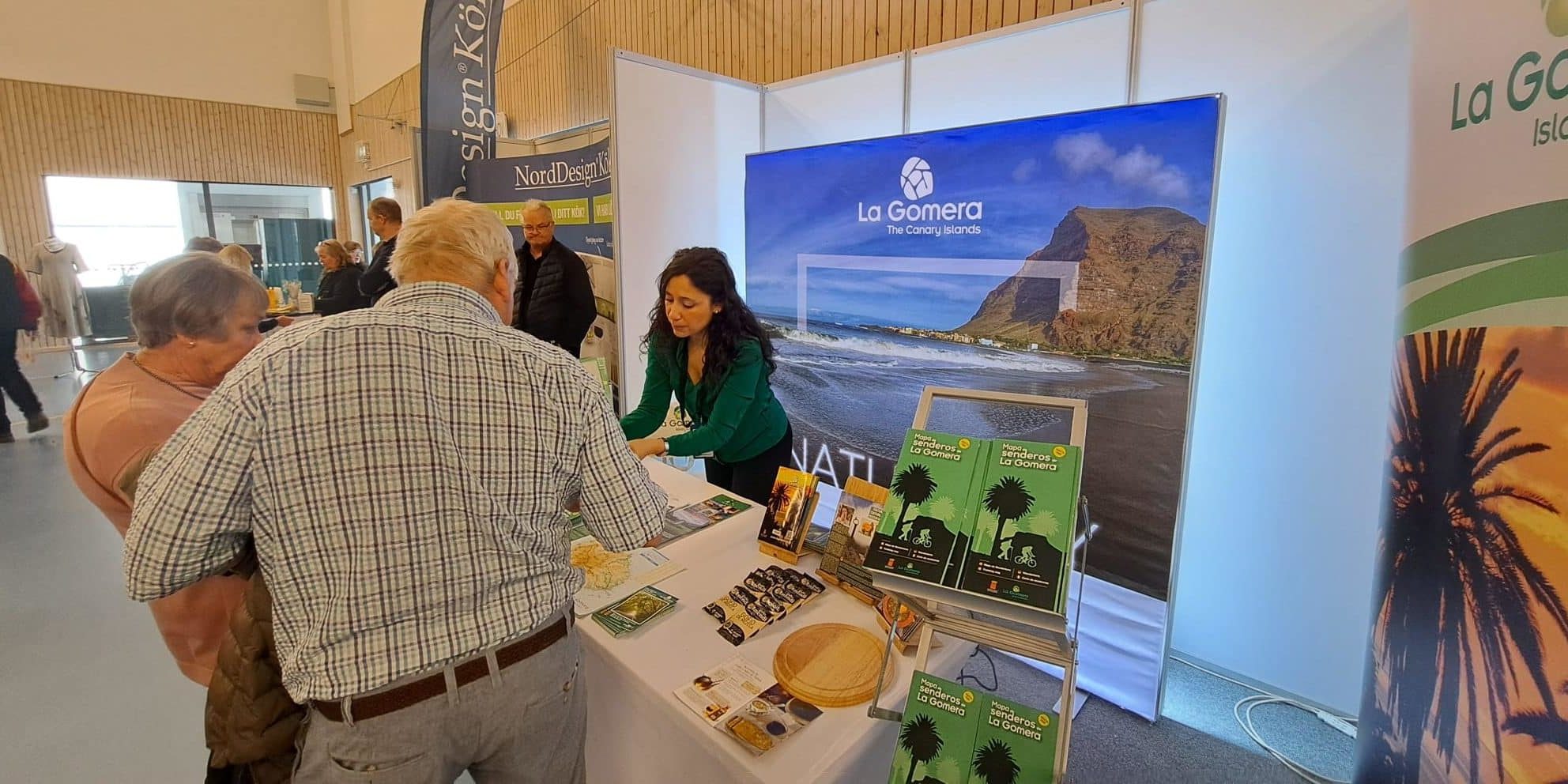 190324 Stand de Turismo de La Gomera en la feria turística 60+Uppsala