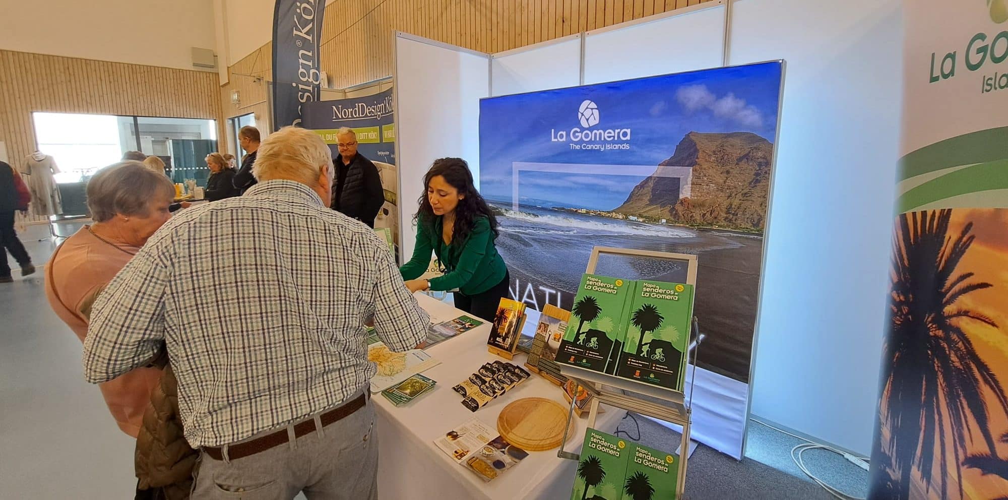 190324 Stand de Turismo de La Gomera en la feria turística 60+Uppsala