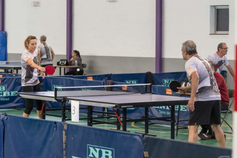 I jornada de Tenis de Mesa de los VII Juegos Máster de DXT Tene