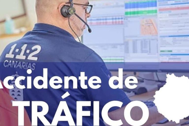 ACCIDENTE DE UNA MOTOCICLETA EN LAS PALMAS 6-3-24