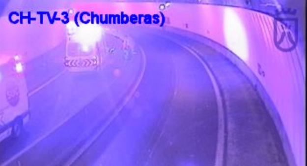 ACCIDENTE EN EL TÚNEL DE LA TF-2 CON LA TF-5 1-3-24