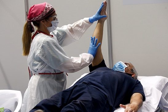 Rehabilitación muscular de pacientes rcuperados de COVID-19