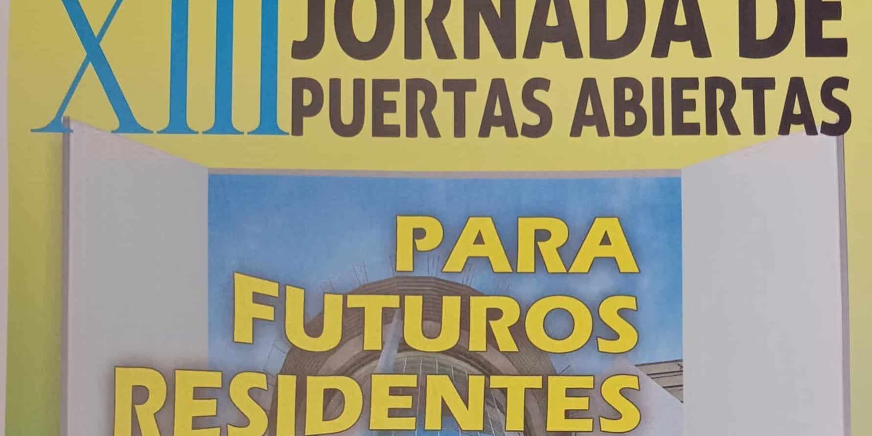 Cartel Jornadas Puertas Abiertas Futuros Residentes