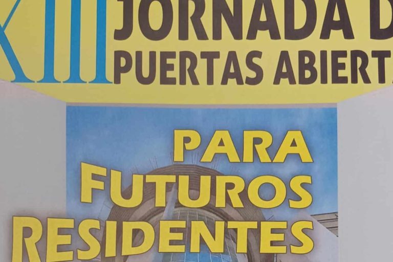 Cartel Jornadas Puertas Abiertas Futuros Residentes