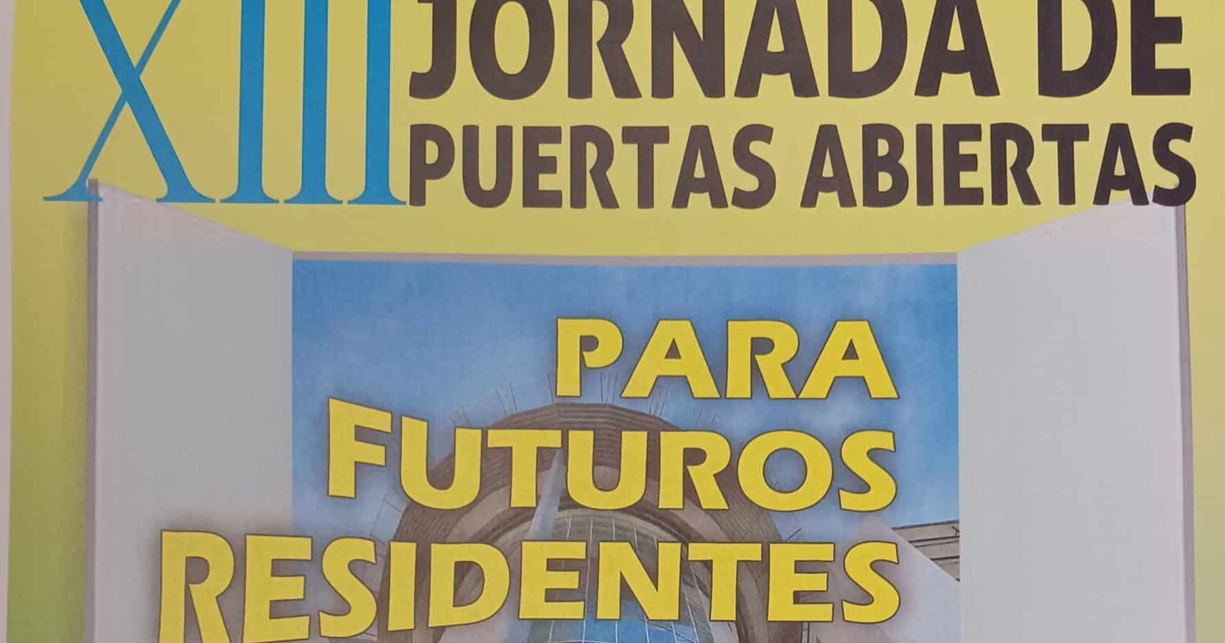 Cartel Jornadas Puertas Abiertas Futuros Residentes