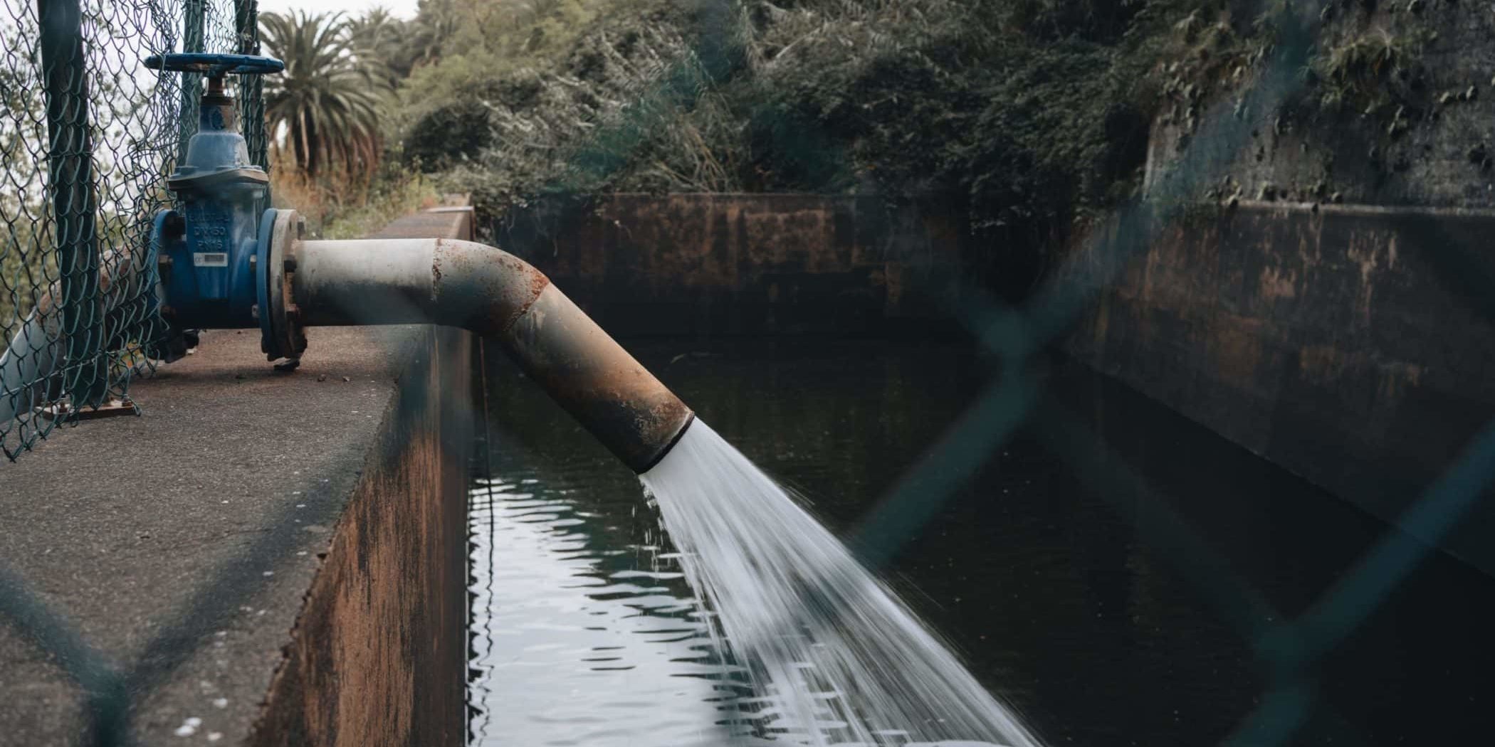 Estanque de agua en Hermigua