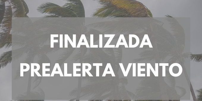 FINALIZADA LA PREALERTA POR VIENTOS EN CANARIAS 29-3-24