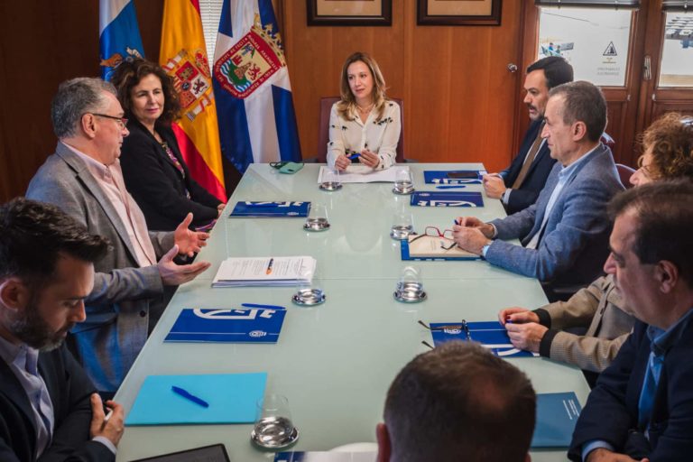 Foto-Reunión Consejera de Hacienda y Relaciones con la Unión Europea-Gobierno de Canarias