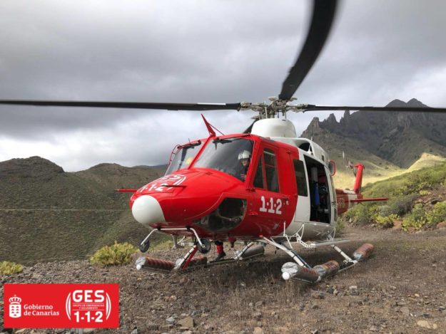 PARAPENTISTA HERIDO EN ADEJE 10-3-24