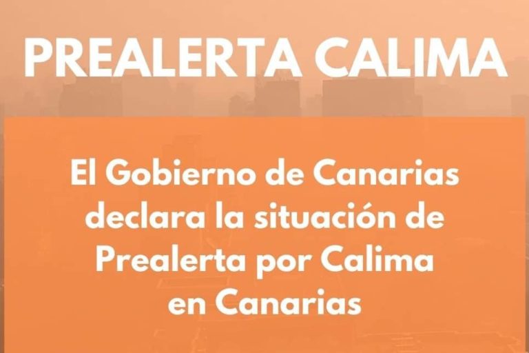 PRE-ALERTA POR CALIMA EN CANARIAS 16-3-24