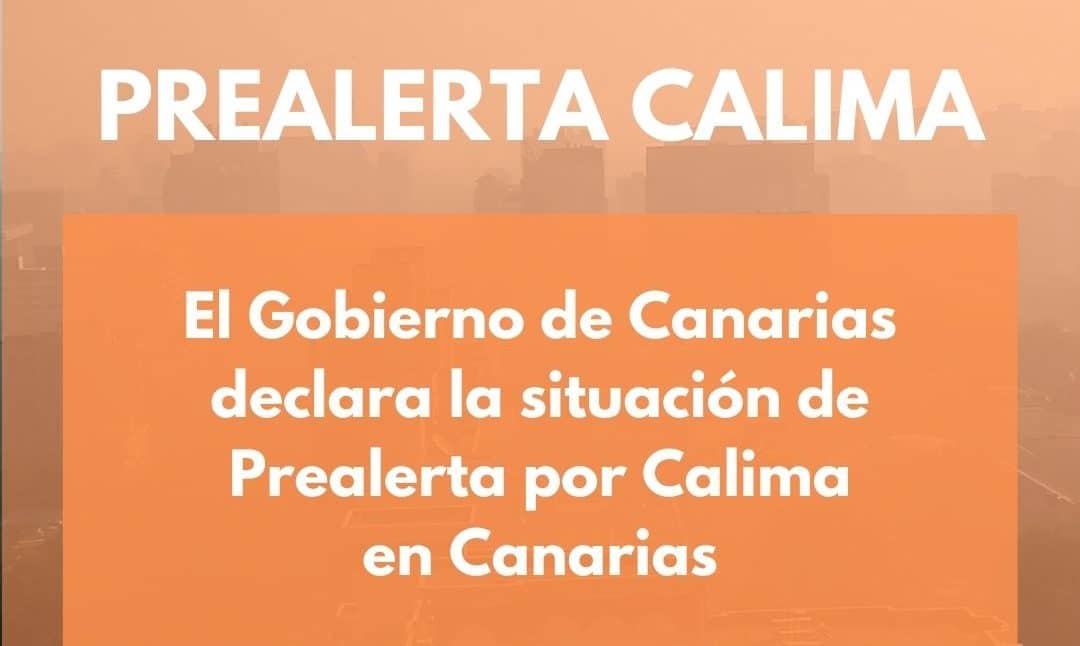 PRE-ALERTA POR CALIMA EN CANARIAS 16-3-24