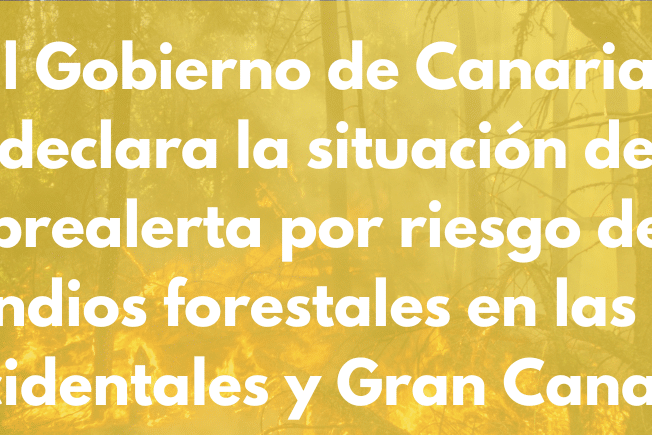 PRE-ALERTA PPOR INCENDIOS FORESTALES 19-3-24