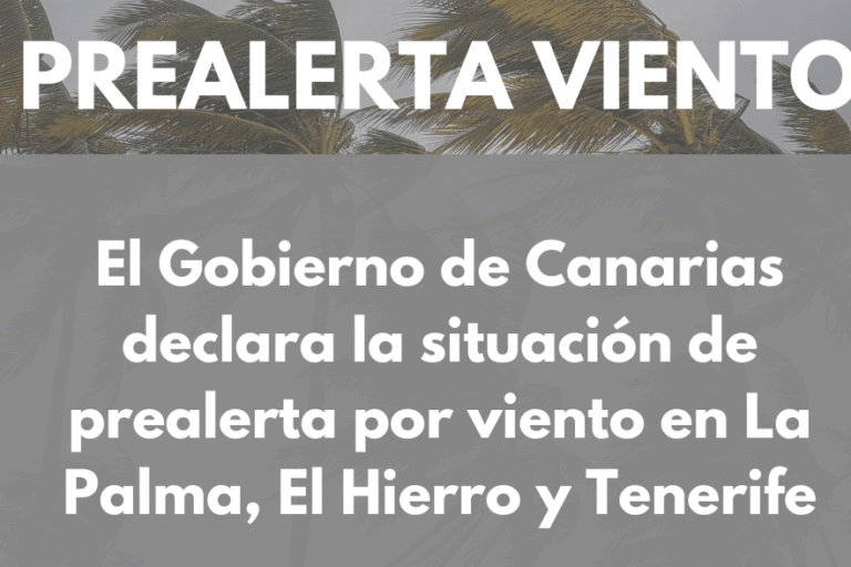 PREALERTA POR VIENTO EN EL HIERRO, LA PALMA Y TENERIFE 27-3-24