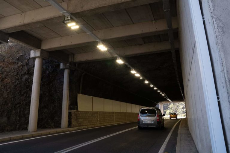 Túneles en la GM-1 entre San Sebastián y Hermigua