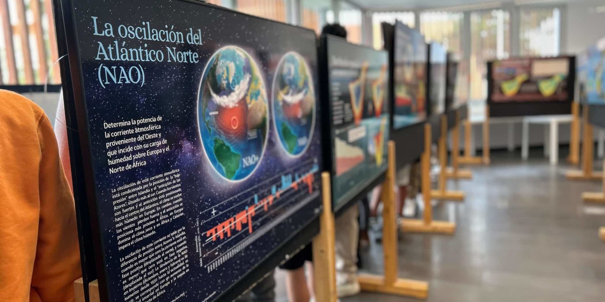 Uno de los paneles explicativos de la exposición