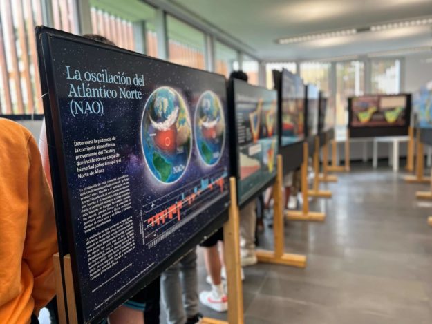 Uno de los paneles explicativos de la exposición