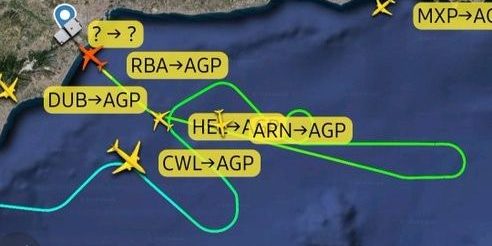 VUELO PROCEDENTE DE RABAT ABORTA UN ATERRIZAJE EN MÁLAGA POR UNA PELEA A BORDO 10-3-24