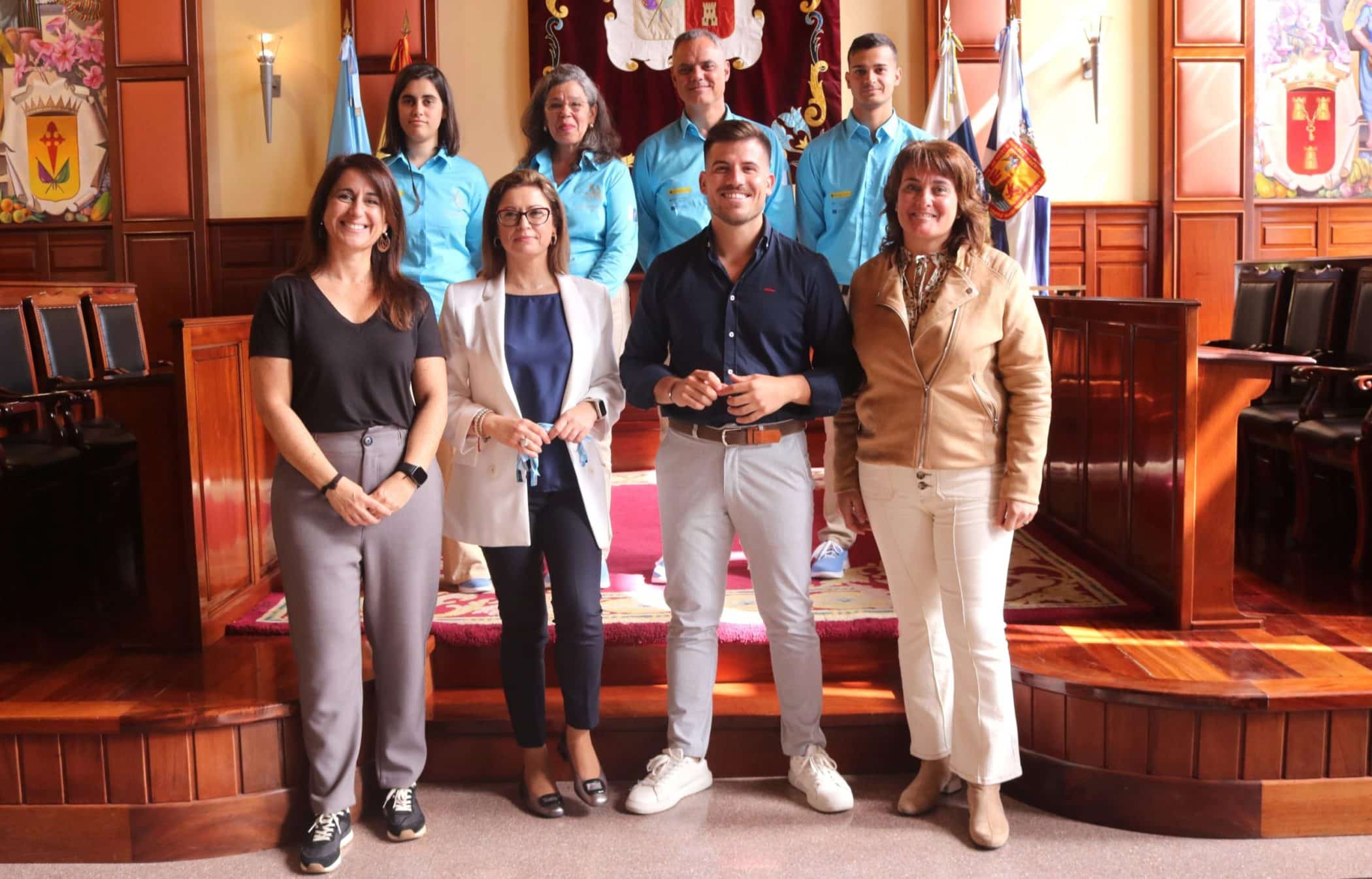 050424 Recepción alumnos IES Mencey Bencomo participantes en desafío Formación Profesional Canarias Skills 01