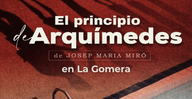 230424 Cartel. Representación teatral El principio de Arquímedes