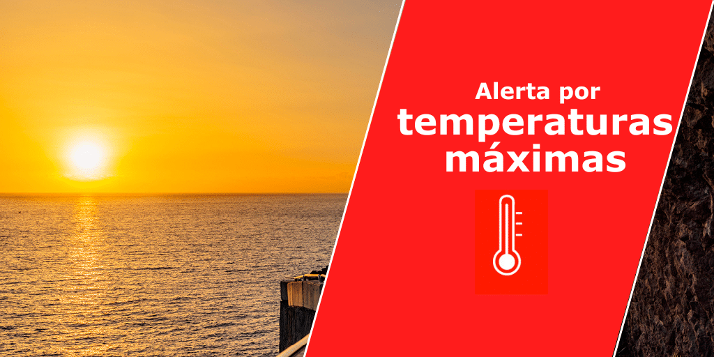 ALERTA POR TEMPERATURAS MÁXIMAS EN CANARIAS 9-4-24