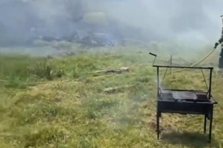 BARBACOA QUE ORIGINA EL INCENDIO DE GUAMASA 13-4-24