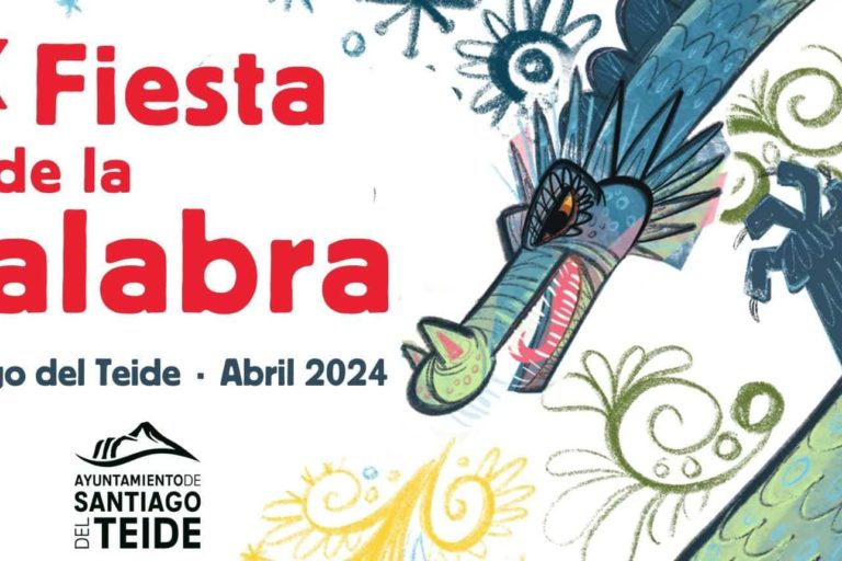 Cartel IX edición Fiesta de la Palabra Santiago del Teide