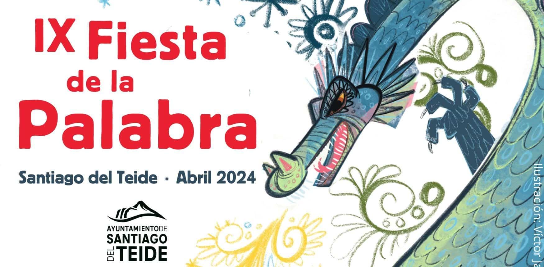Cartel IX edición Fiesta de la Palabra Santiago del Teide