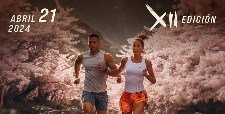 Cartel XII edición Trail Run Almendros y Volcanes