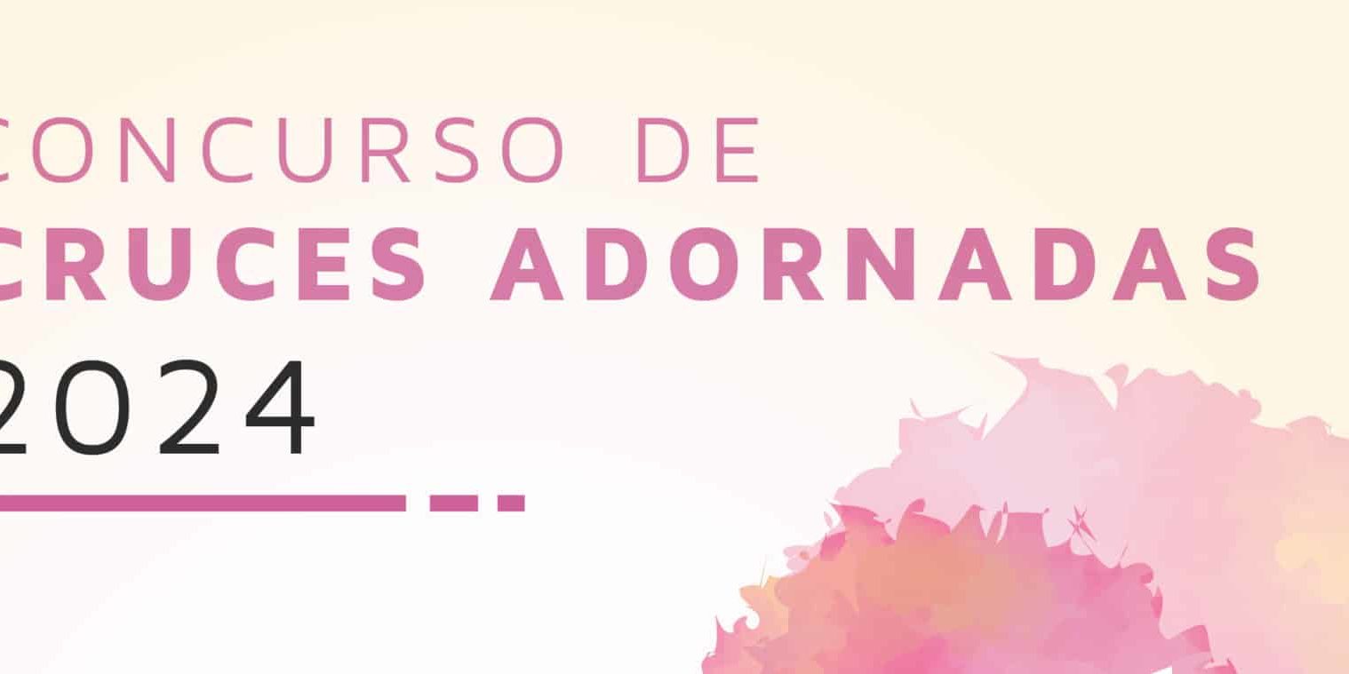 Cartel concurso de cruces adornadas en fachadas 2024