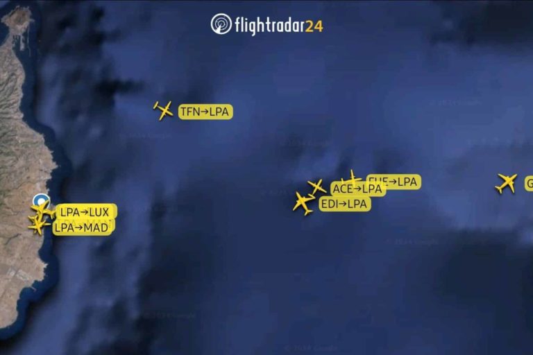 DRON OBLIGA A DESVÍOS EN EL AEROPUERTO DE GRAN CANARIA 12-4-24
