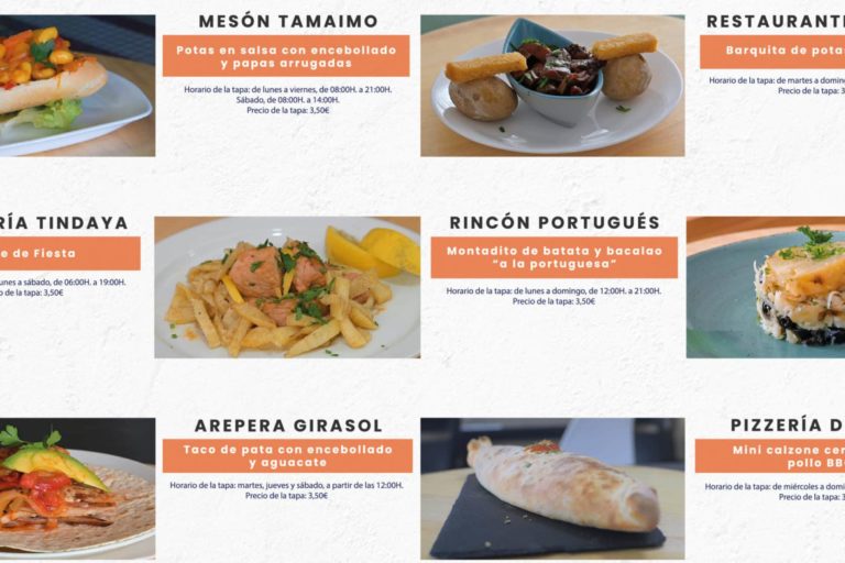 Establecimientos participantes ruta de la tapa Crux24