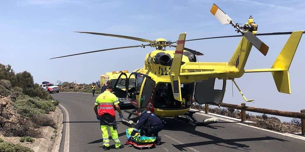 HOMBRE EN ESTADO CRÍTICO TRAS UN ACCIDENTE EN LA OROTAVA 13-4-24