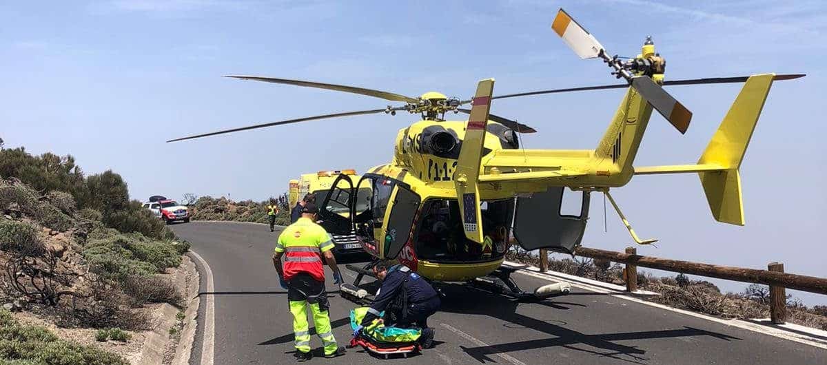 HOMBRE EN ESTADO CRÍTICO TRAS UN ACCIDENTE EN LA OROTAVA 13-4-24