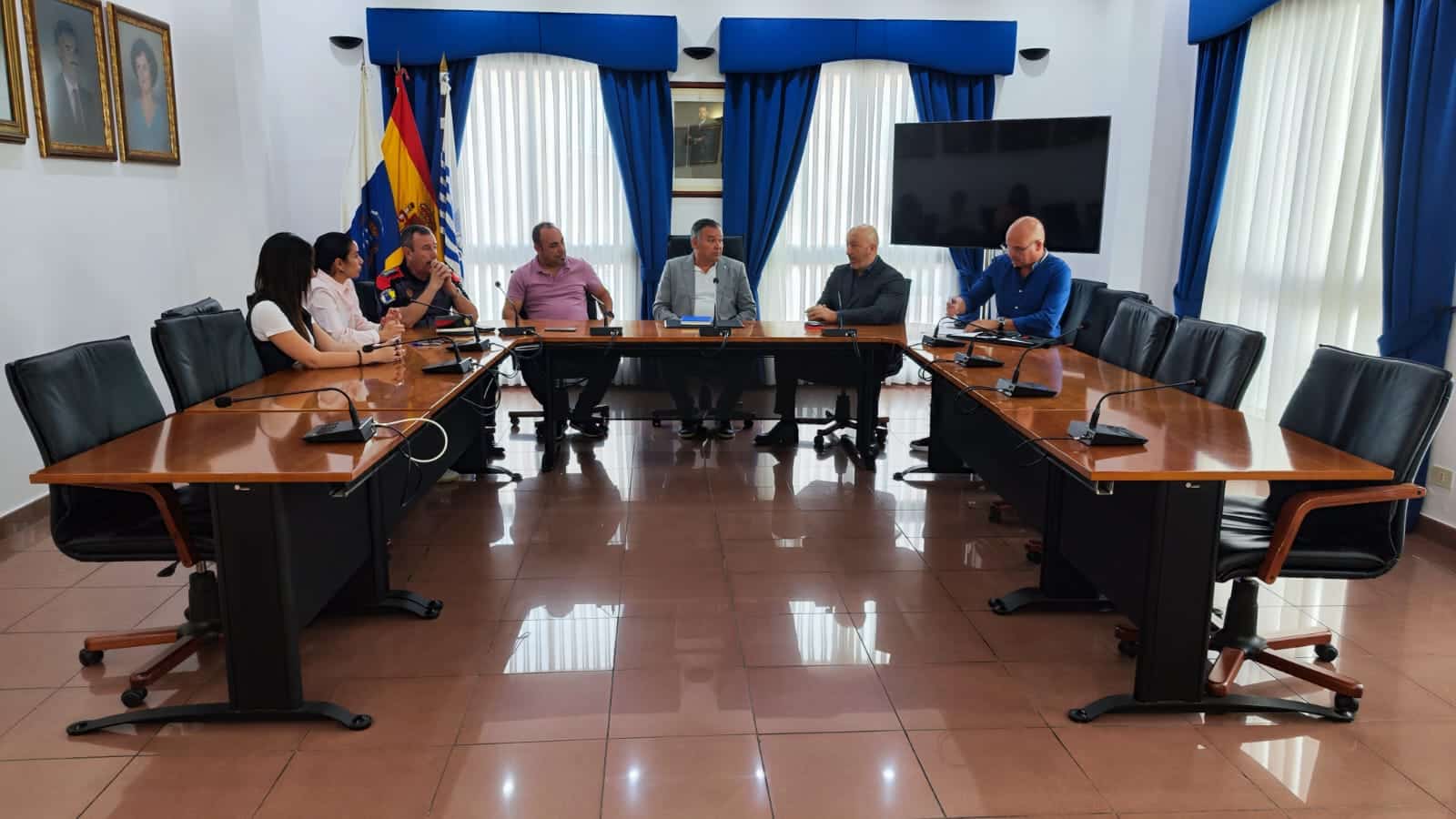 Momento de la reunión