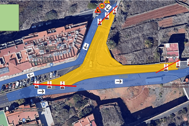 PLANO OBRAS ROTONDA LA VICTORIA DE ACENTEJO