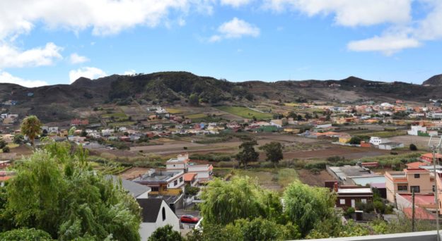 Paisaje agrícola de La Laguna desde las Cañadas