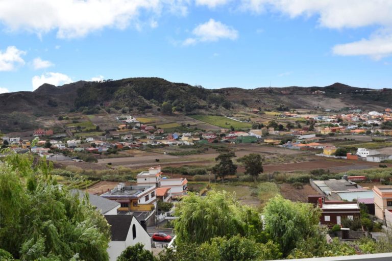 Paisaje agrícola de La Laguna desde las Cañadas
