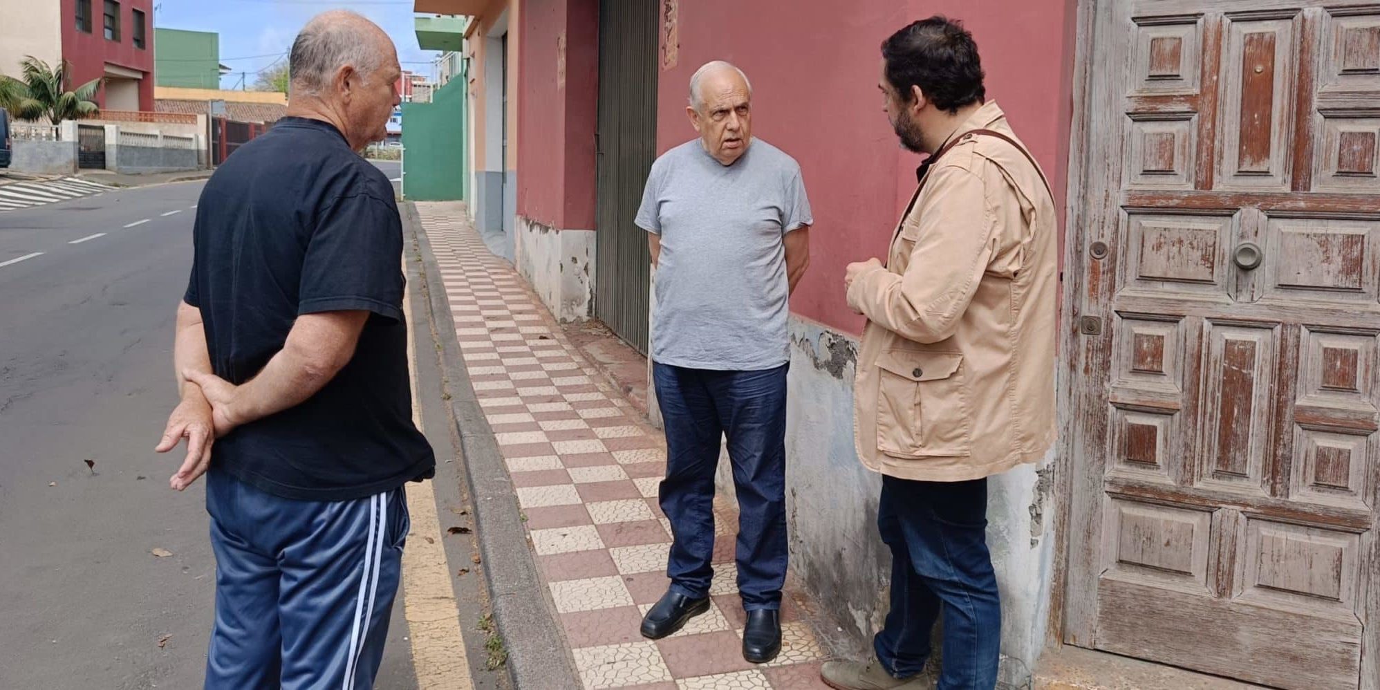 Rubens Ascanio en la visita del Camino de La Villa 2