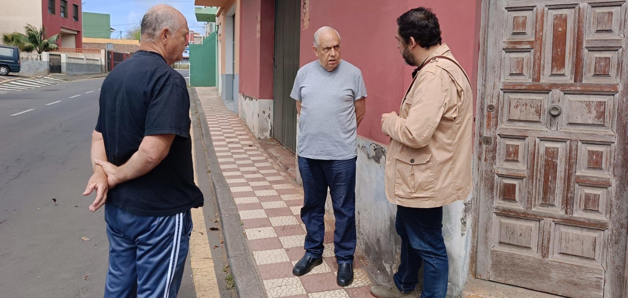 Rubens Ascanio en la visita del Camino de La Villa 2