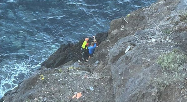 TURISTA RESCATADO EN TAZACORTE1 21-4-24