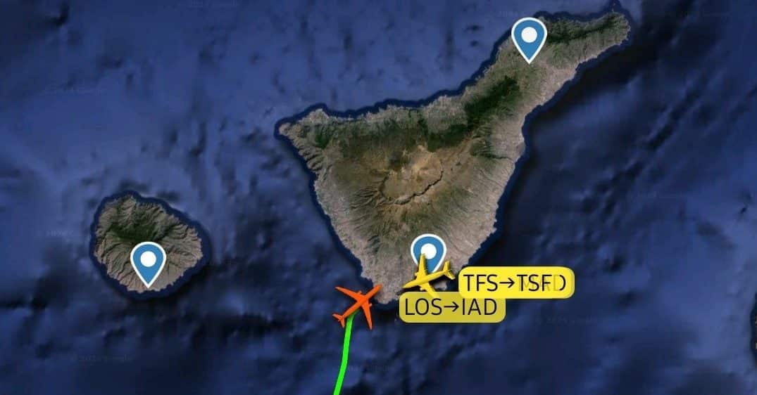 VUELO DESVIADO A TENERIFE NORTE 6-4-24