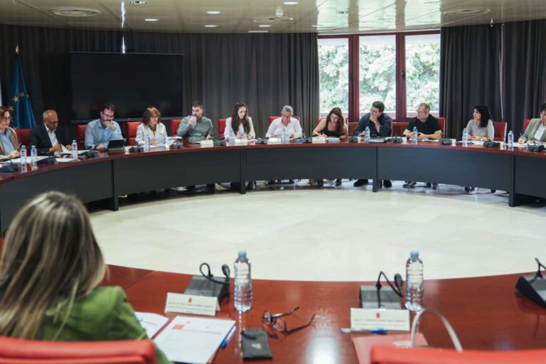 150524 Equipos de la Consejería de Bienestar Social del Gobierno de Canarias y Cabildo de La Gomera, en una reunión junto las corporaciones locales de la isla