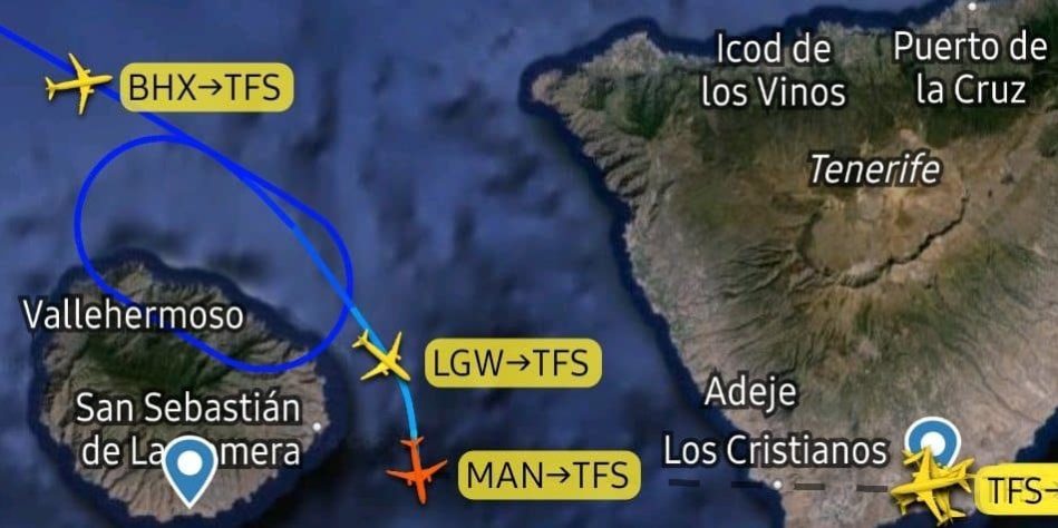 ALARMA EN UN VUELO TENERIFE SUR-EDIMBURGO POR HUMO EN LA CABINA2 19-5-24
