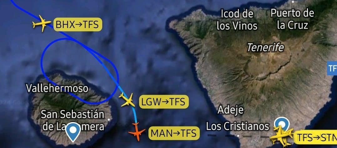 ALARMA EN UN VUELO TENERIFE SUR-EDIMBURGO POR HUMO EN LA CABINA2 19-5-24