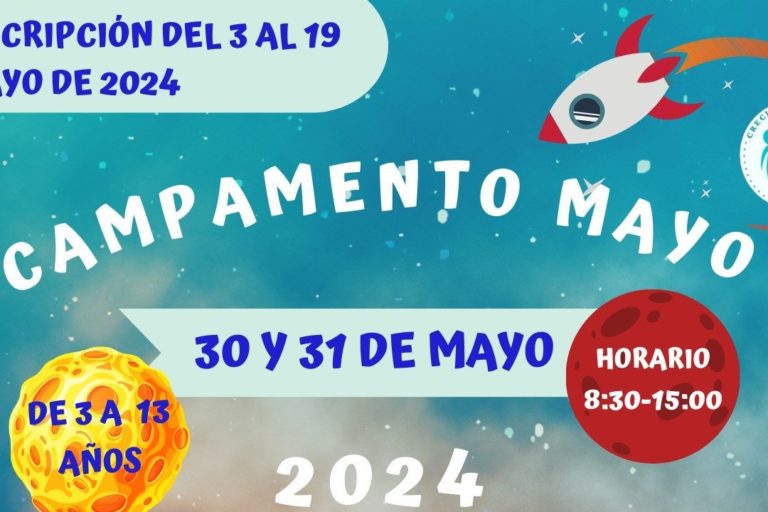 Cartel del campamento